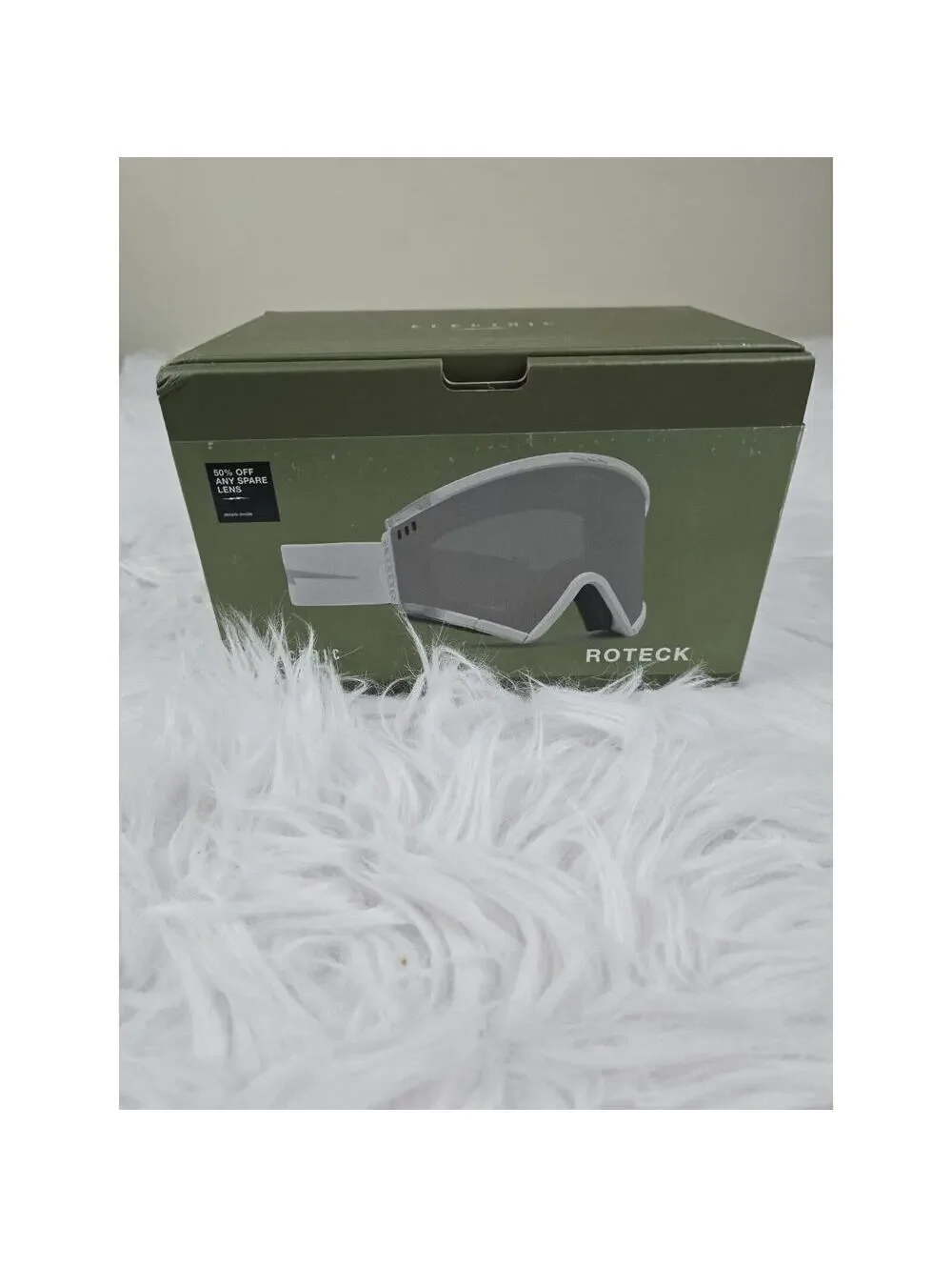 Electric Roteck Snow Goggles Matte Stealth Grey Bird / Fume New